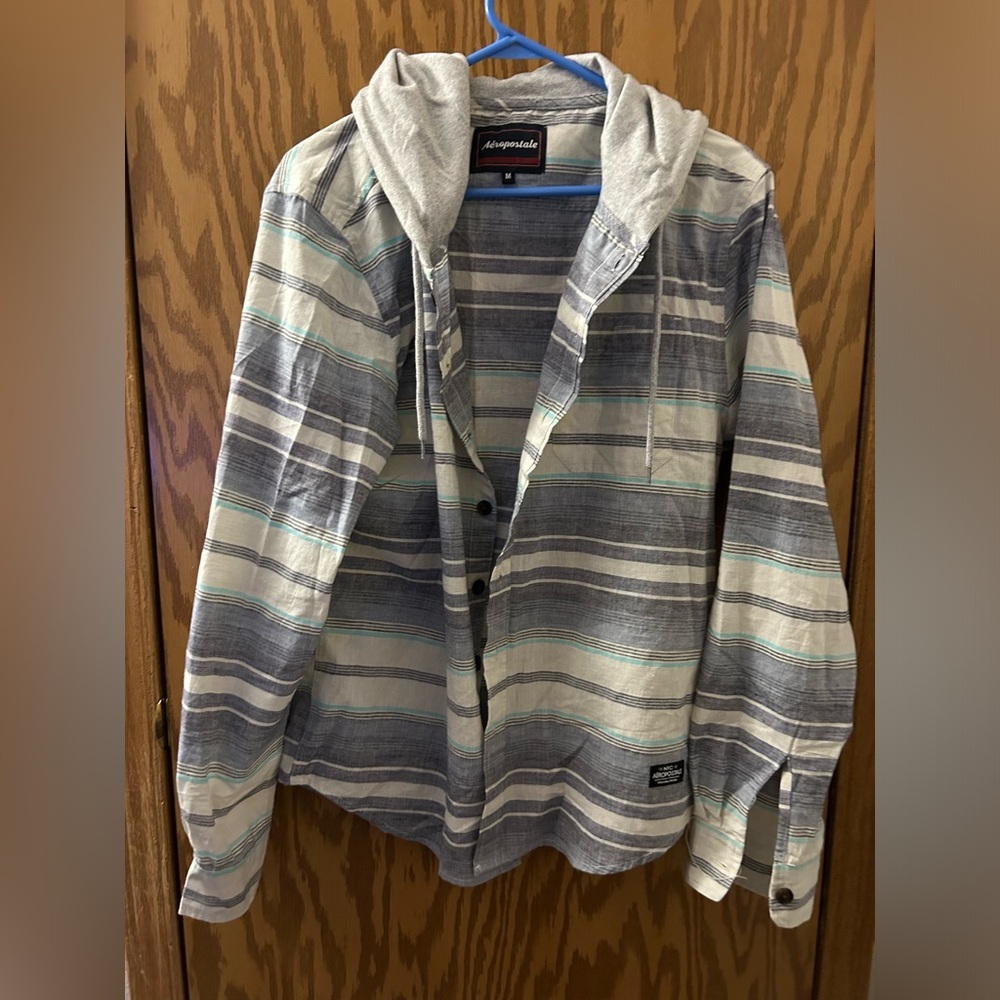 Areopostale Men’s Button Down Hoodie
